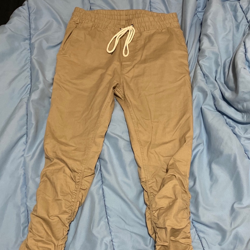 Khaki joggers